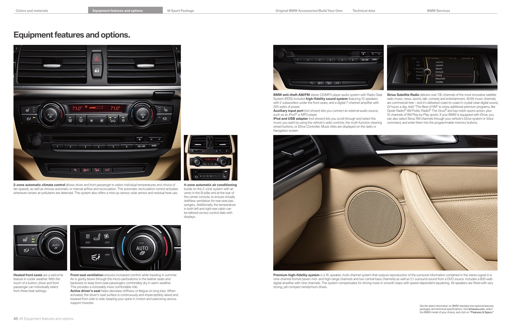 2013 BMW X5 Brochure Page 22